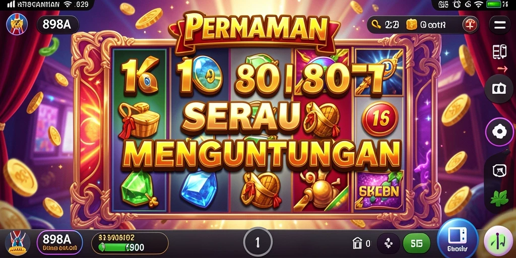 Gameplay menarik dari game Slot 898A dengan mesin slot beragam.