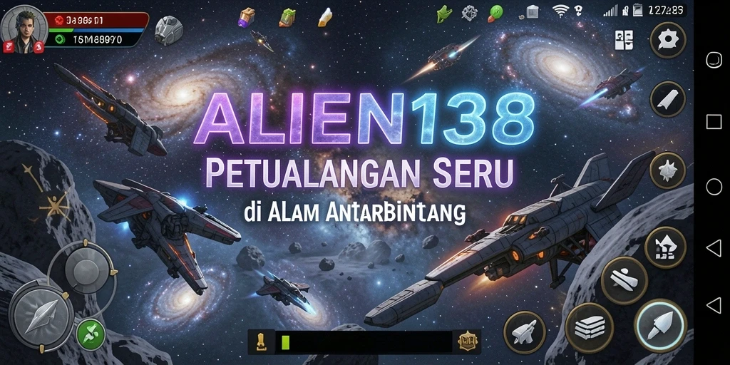 Screenshot menunjukkan aksi seru dalam petualangan RPG.