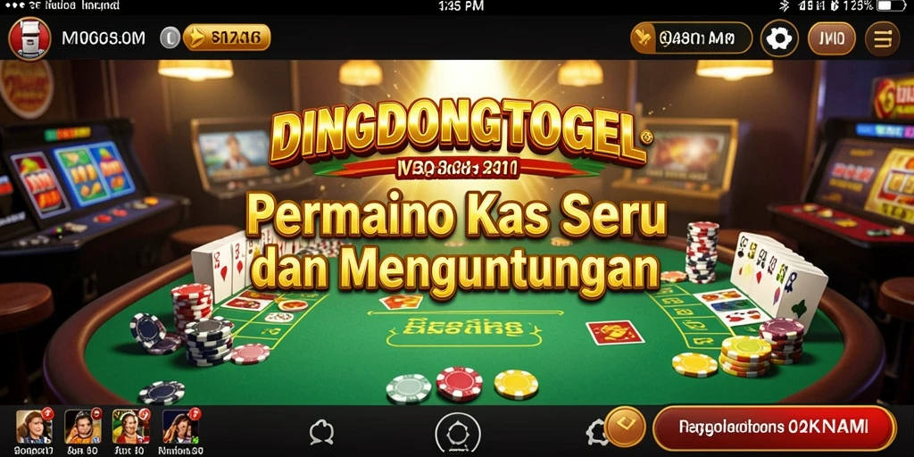 Tampilan menarik dan gameplay seru dari DINGDONGTOGEL.