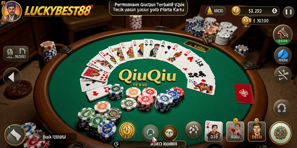 Tampilan seru gameplay QiuQiu di LUCKYBEST88.