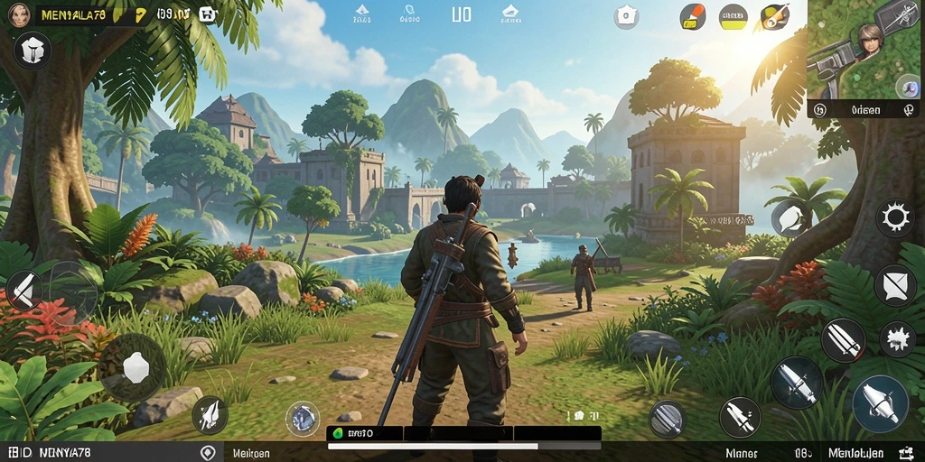 Tangkapan layar dari gameplay Open World yang menakjubkan di MENYALA78.
