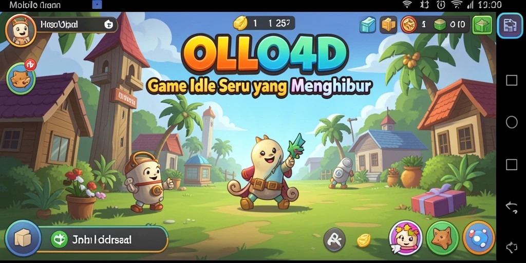 Tangkapan layar OLLO4D menampilkan gameplay yang menarik dan seru.