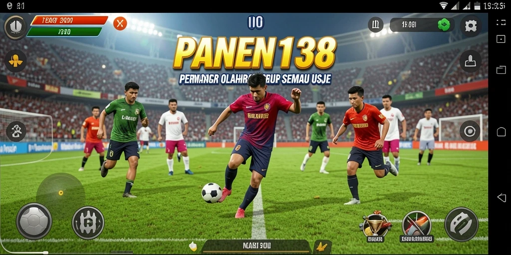 Tampilan gameplay menarik dari game olahraga PANEN138.