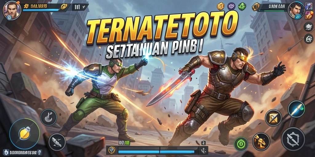 Gameplay seru TERNATETOTO dalam pertarungan aksi yang menegangkan.