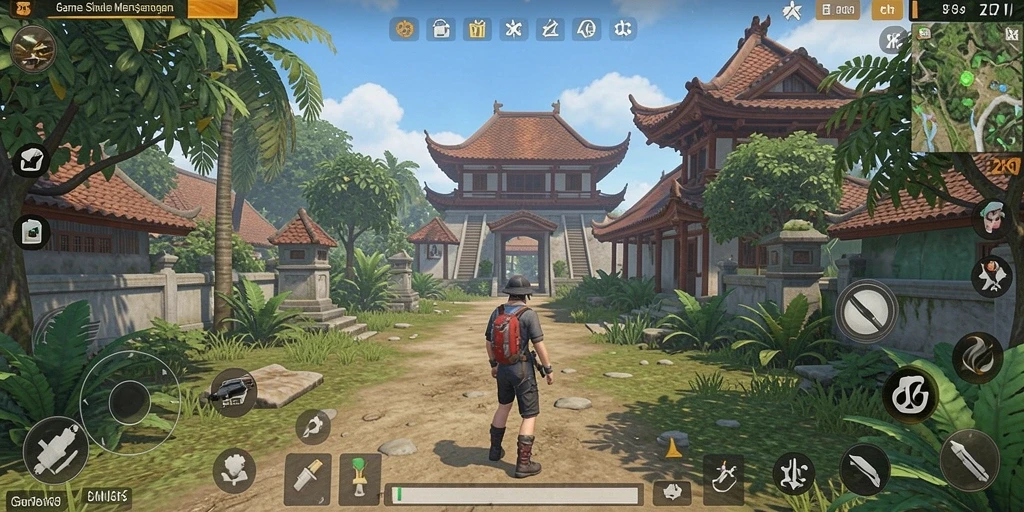 Tampilan gameplay ZK7 yang menarik dan realistis.